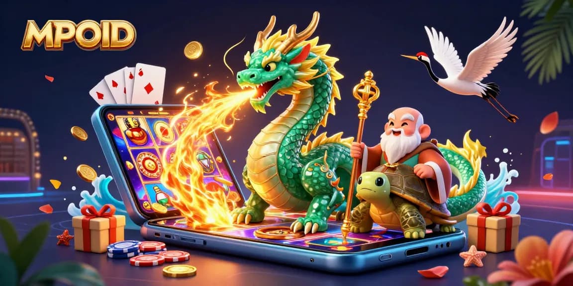 Experience the exciting world of MPOID with immersive game elements and vibrant 3D characters.