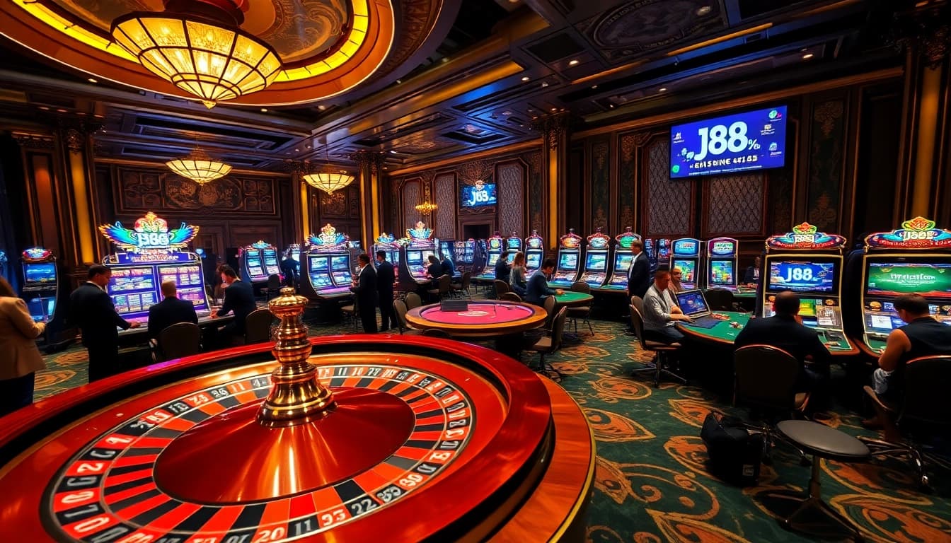Experience thrilling gameplay at https://j88.gives/ with vibrant casino energy and luxurious gaming elements.