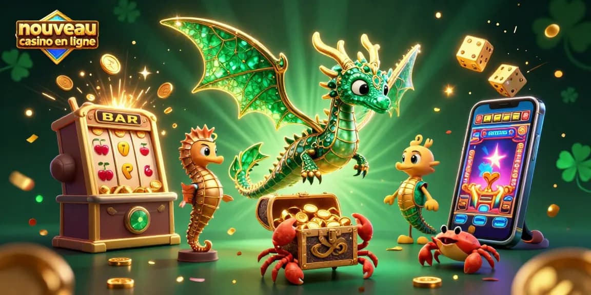 Profitez des jeux au nouveau casino en ligne avec une envolée d'éléments de jeu vibrants et captivants.