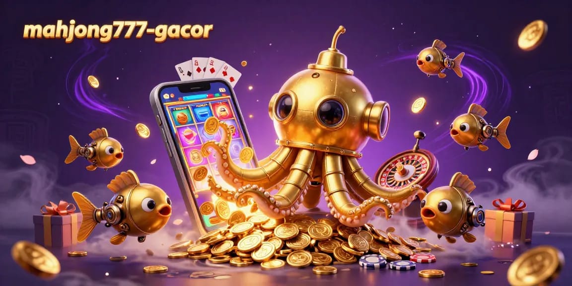 Experience winning thrills with mahjong777-gacor in an immersive casino scene of golden treasures.