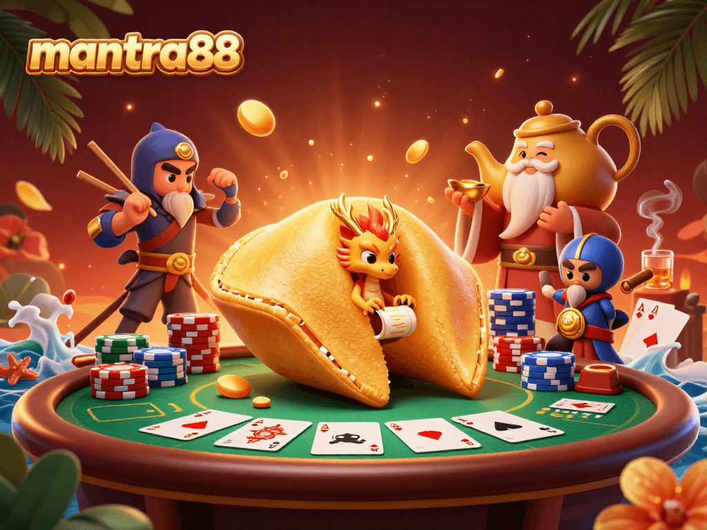 Experience huge wins with mantra88 at this thrilling 3D illustration featuring dynamic casino elements.