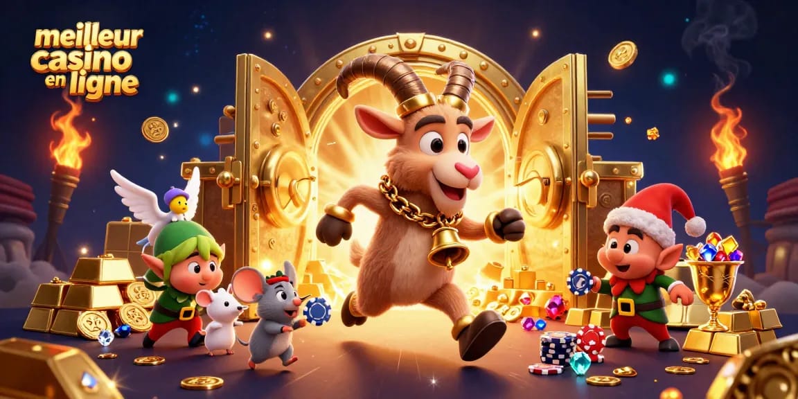 Vivez l'excitation du meilleur casino en ligne avec un Krampus festif entouré d'elfes enfreignant les règles.