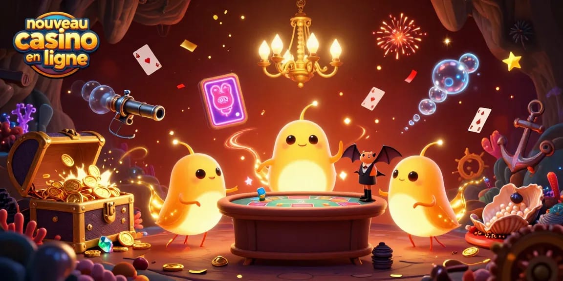 Découvrez le nouveau casino en ligne avec des jeux éclairés par des lucioles dans une ambiance festive.