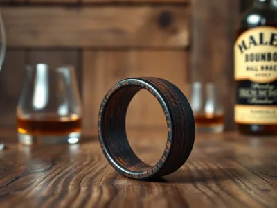 Whiskey Barrel Wedding Bands: Unique, Custom Designs for Life's Journey