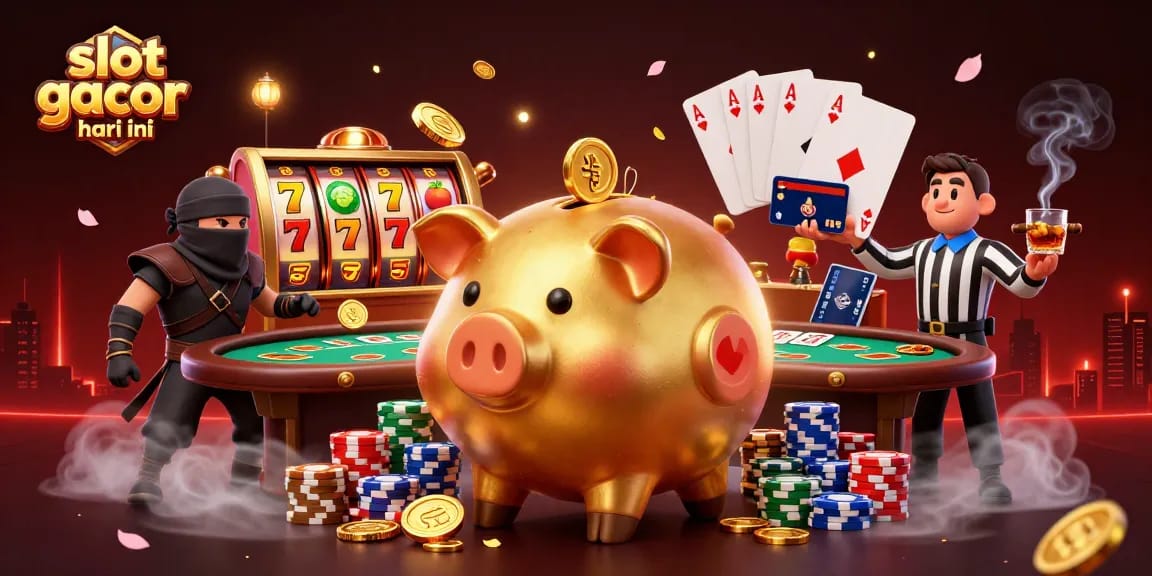 Watch the slot gacor hari ini come alive with a dynamic scene featuring captivating characters and vibrant game elements.