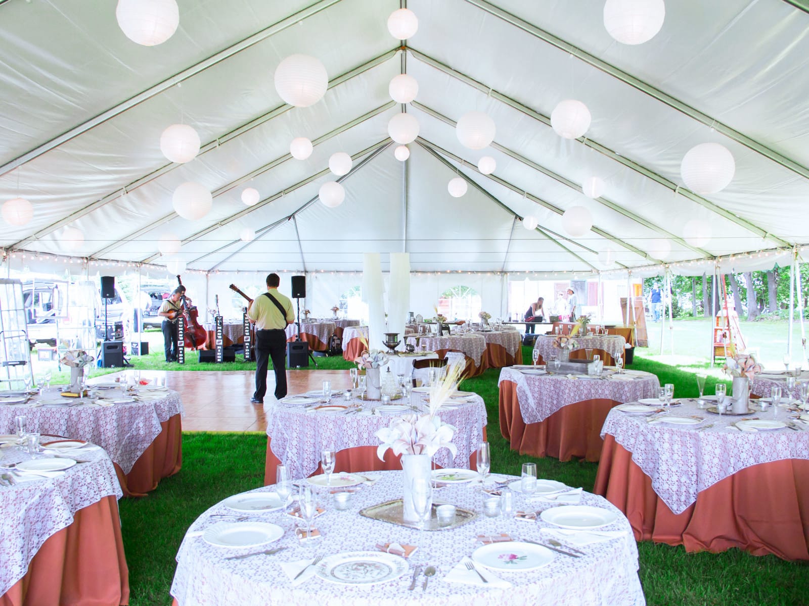 Complete Wedding Tent Chair & Table Rentals Packages