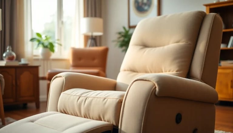 Stylish Leather Lift Recliner With Heat And Massage