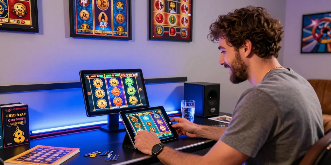 Player exploring new credit card casinos at https://ibn.org.uk with a modern gaming setup, showcasing excitement and engagement.