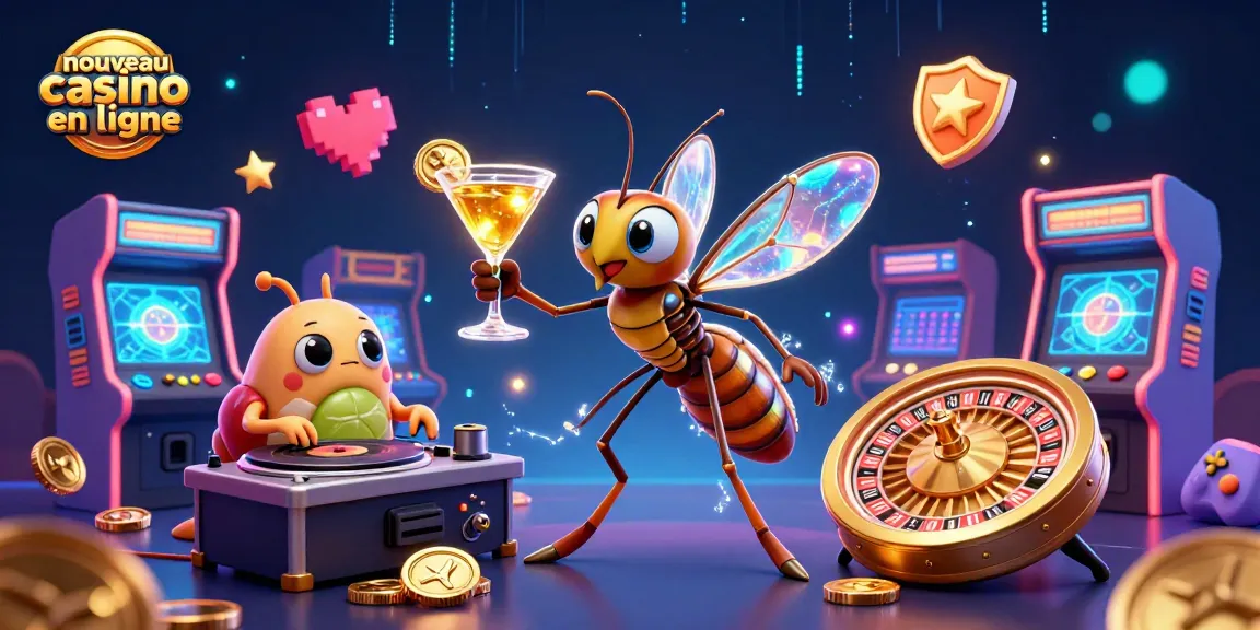 Aperçu d'une animation captivante entièrement dédiée au nouveau casino en ligne, avec des éléments de jeu dynamiques et des personnages uniques.