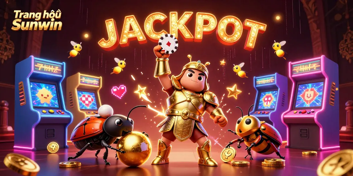 Experience the excitement at Trang chủ Sunwin with vibrant gaming and thrilling jackpot visuals.