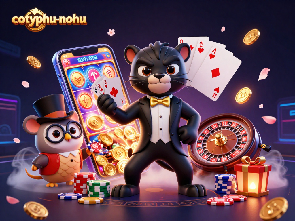 Engage with cotyphu-nohu, the thrilling online board game featuring vibrant characters and dynamic gambling elements.