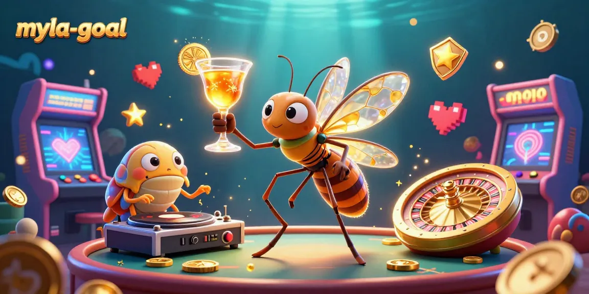 Spin the golden roulette wheel with myla-goal while enjoying the vibrant casino atmosphere.