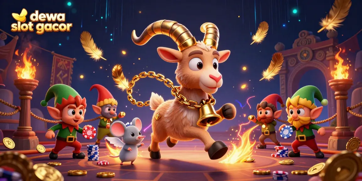 Permainan dewa slot gacor dengan karakter kartun 3D yang menarik di suasana kasino