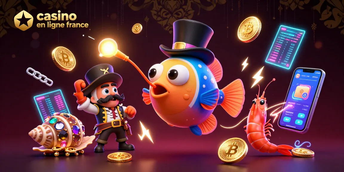Attirez des pièces d'or avec le casino en ligne France, en jouant avec des créatures marines!