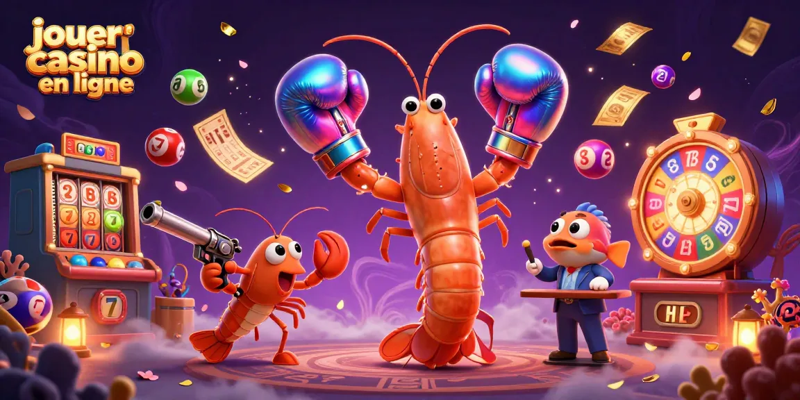 Jouez au casino en ligne avec cette illustration animée remplie de couleurs et d'énergie dans une scène de jeu captivante.