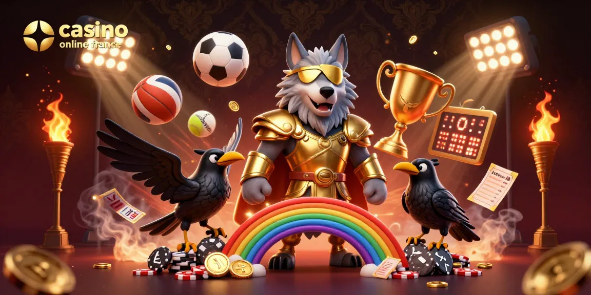 Profitez de l’expérience immersive du casino online france avec l’Odin en jeu, entouré de trophées et de pièces d’or.