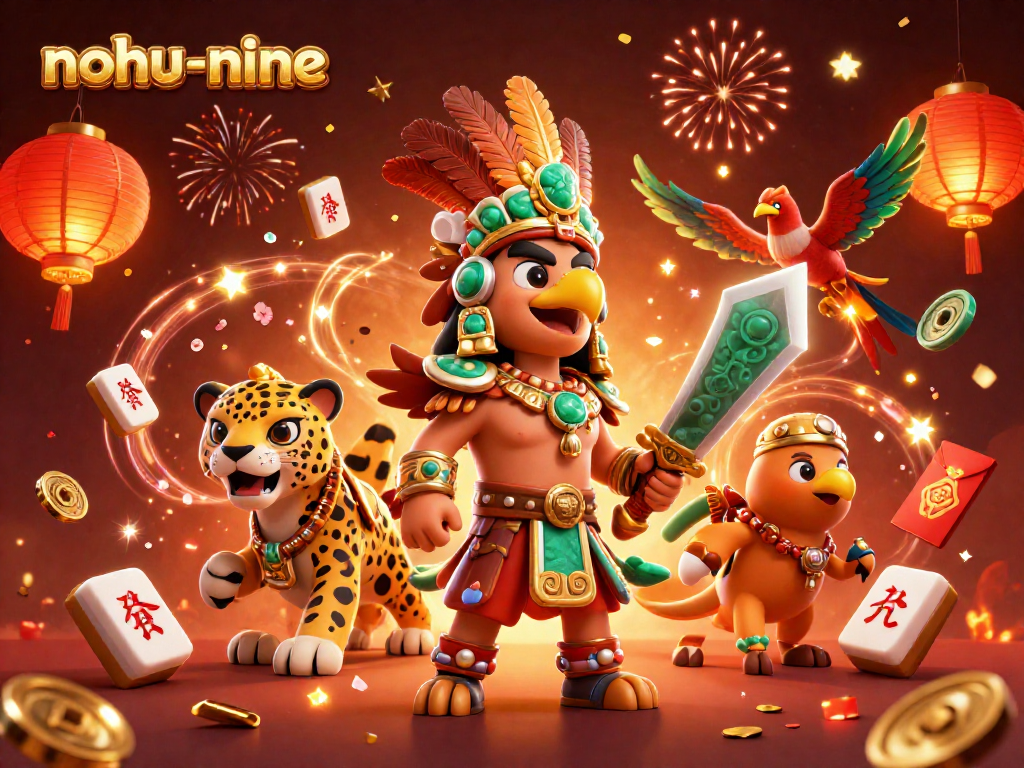 Experience thrilling gameplay in nohu-nine with vibrant casino elements and iconic characters in a captivating 3D scene.