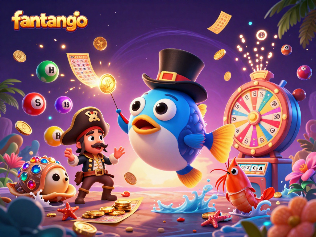 Engage in fantasizing gameplay with the deep-sea anglerfish and vibrant lottery dynamics.