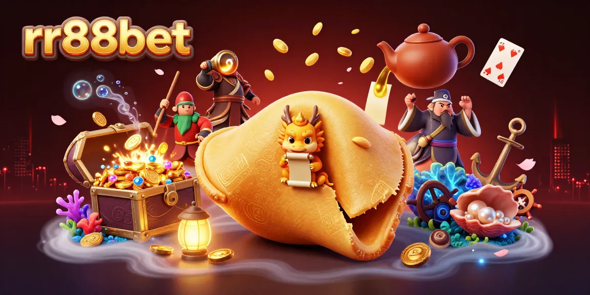 Play and win with rr88bet at an exciting online casino adventure featuring magical characters, gold coins, and more.