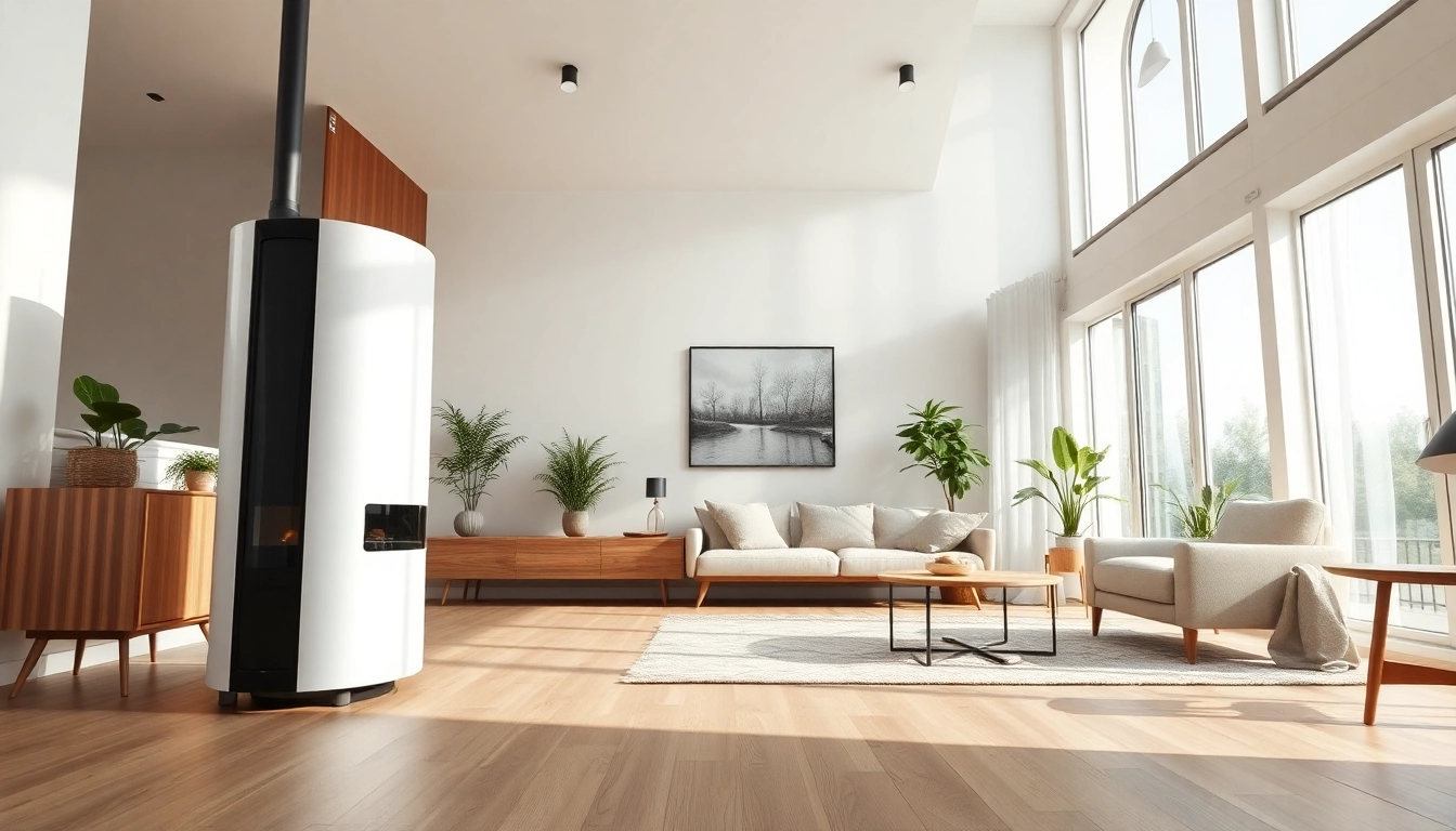 sonni Heizkörper design in modern living room enhancing warmth and style.