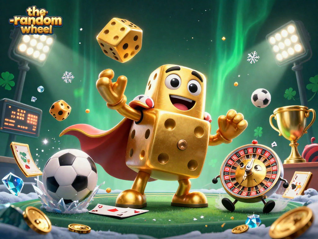 Engage with the-random-wheel and experience dynamic gambling thrills through 3D cartoon visualization.
