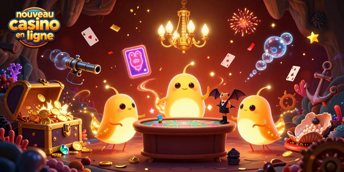 Découvrez le nouveau casino en ligne avec des jeux éclairés par des lucioles dans une ambiance festive.