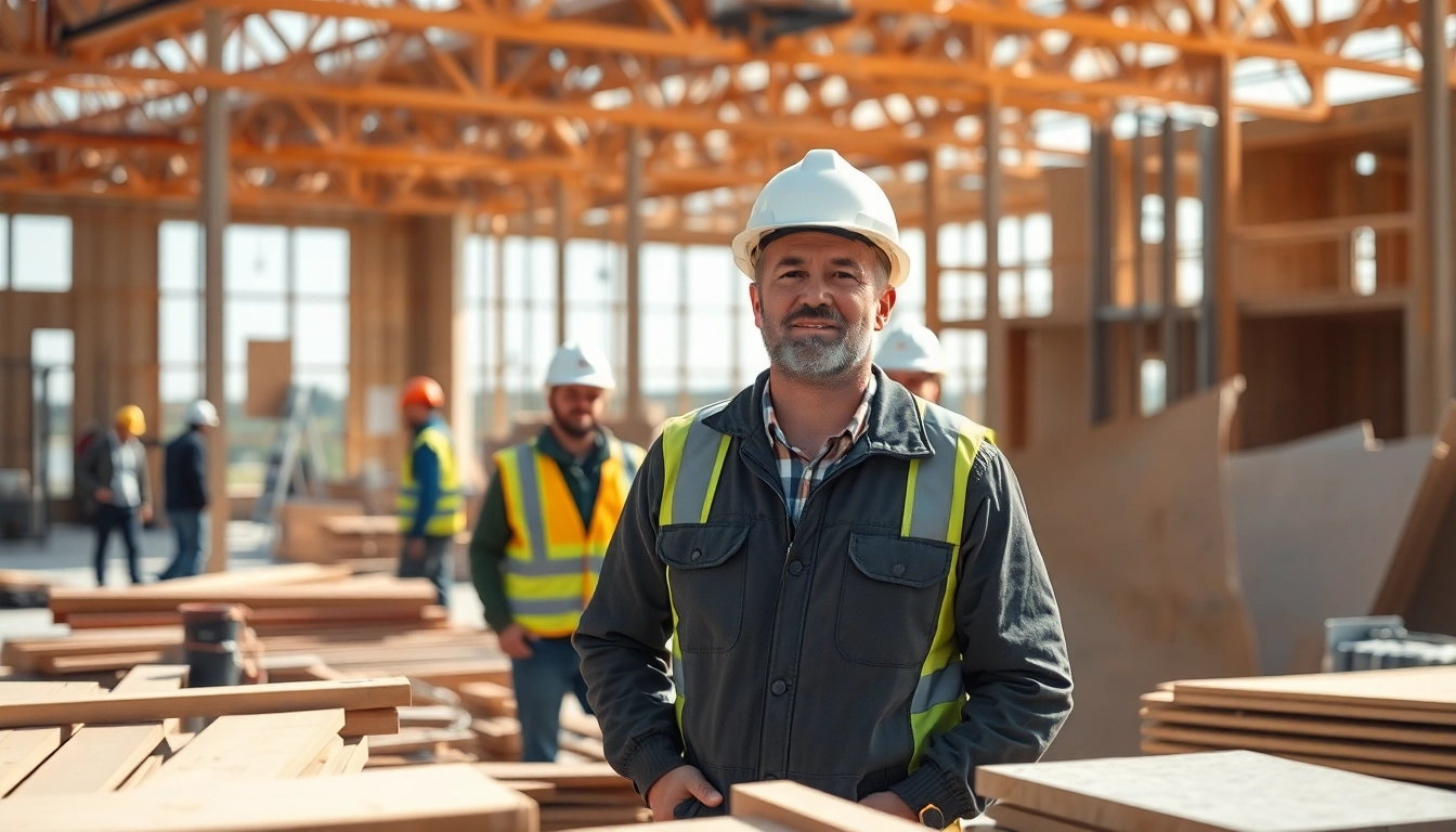 New Jersey General Contractor supervising a construction project with dedicated workers and materials.