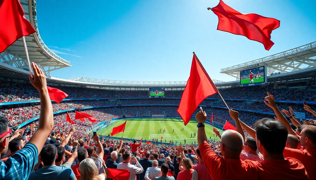 스포츠중계 실시간 중계 장면과 흥미진진한 팬들의 모습