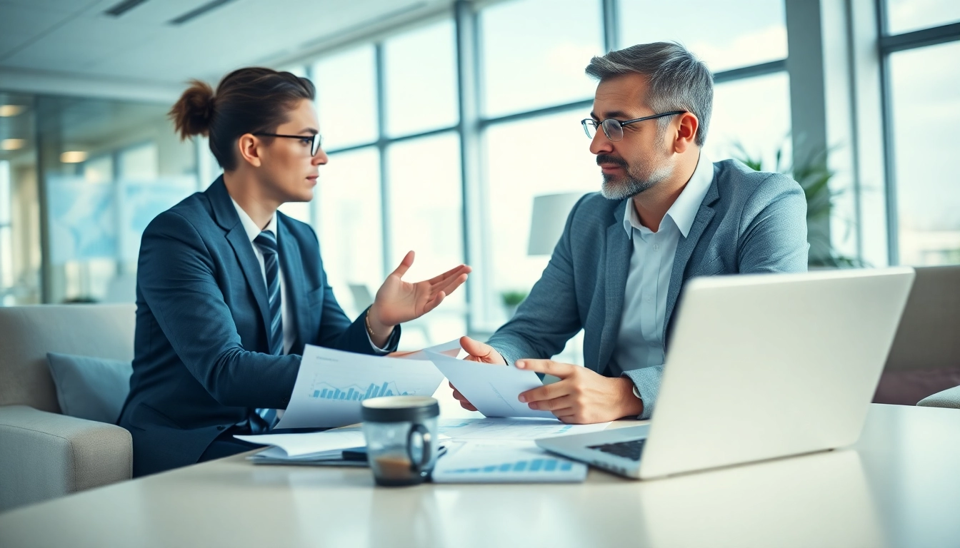 Professional consultation at independent wealth management firm San Antonio in a modern office.
