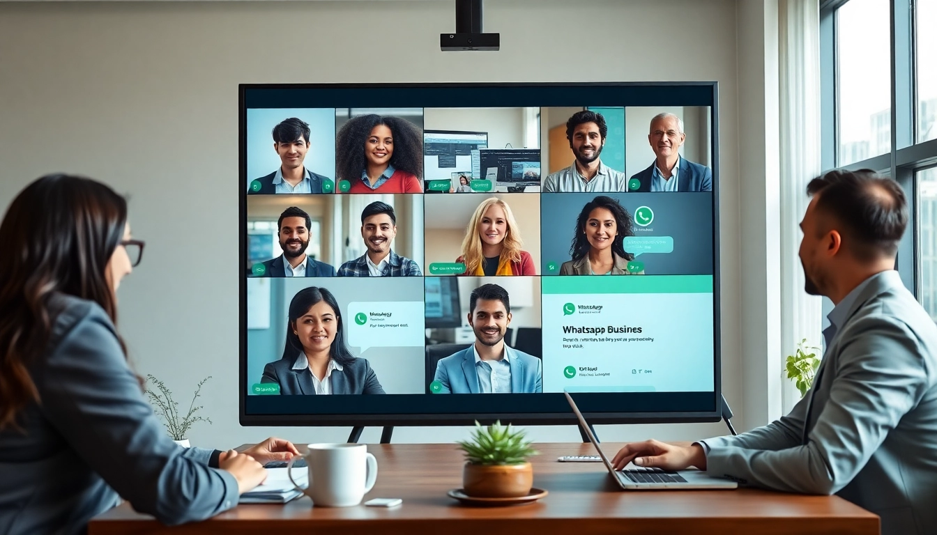 Engage effectively with customers through WhatsApp Business API in a modern team setting.