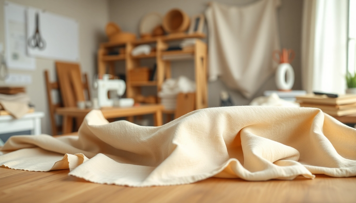 Breng ongebleekt katoen in de schijnwerpers met een warme sfeer en vakmanschap.
