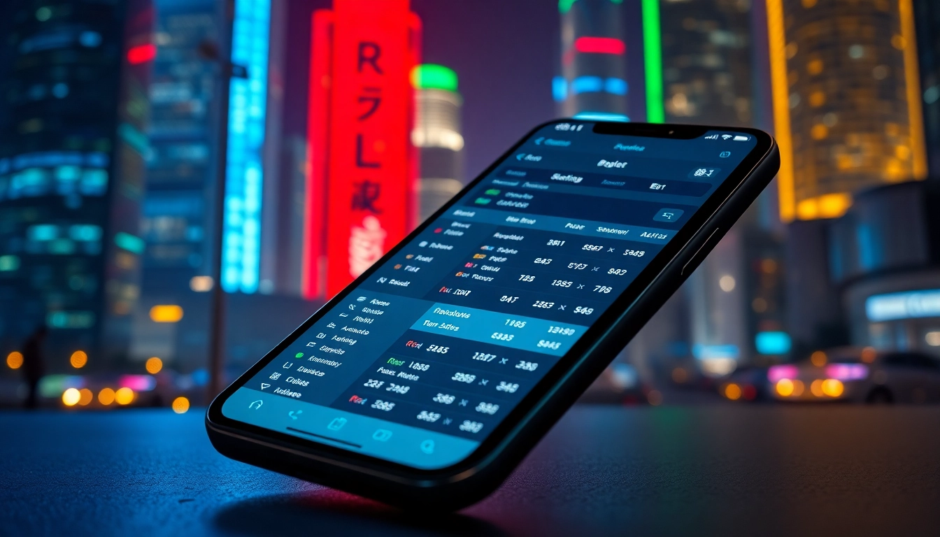 Engaging showcase of the best sports betting apps India on a modern smartphone set in a vibrant urban environment.