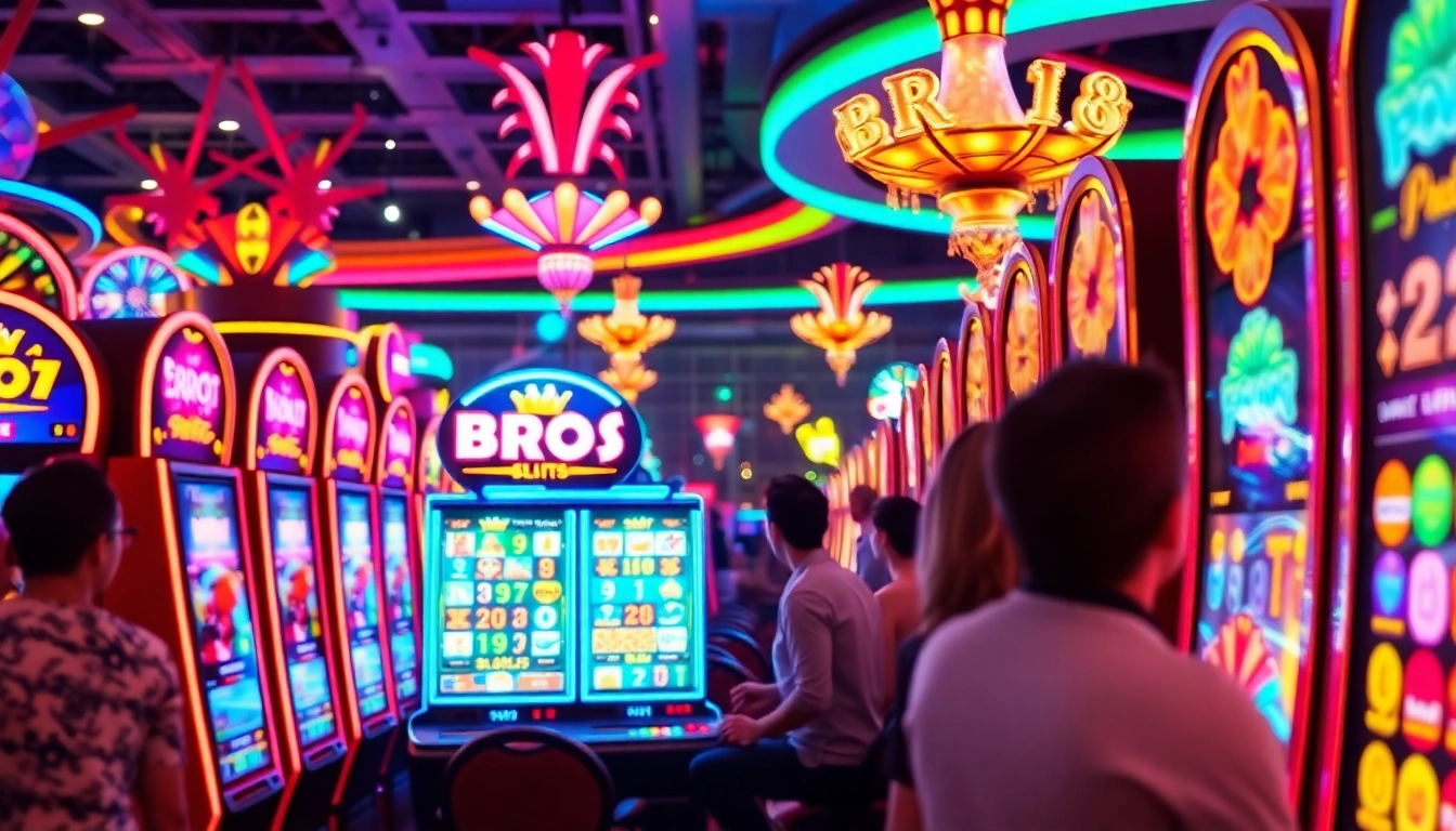 Menangkan permainan bro138 slot dengan mesin slot berwarna-warni dan penuh semangat.