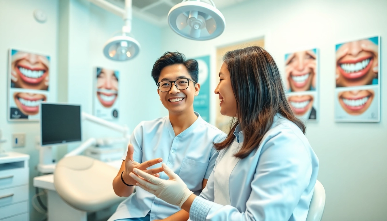 Best invisalign provider in Petaling Jaya with a dentist consulting a patient in a modern dental clinic.
