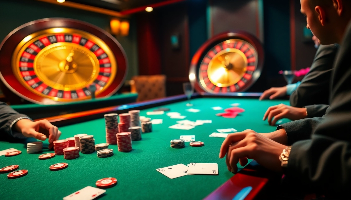 Trải nghiệm cảm giác cược đầy phấn khích với ứng dụng Bet VIP tại bàn poker sống động cùng những quân chip đầy màu sắc.