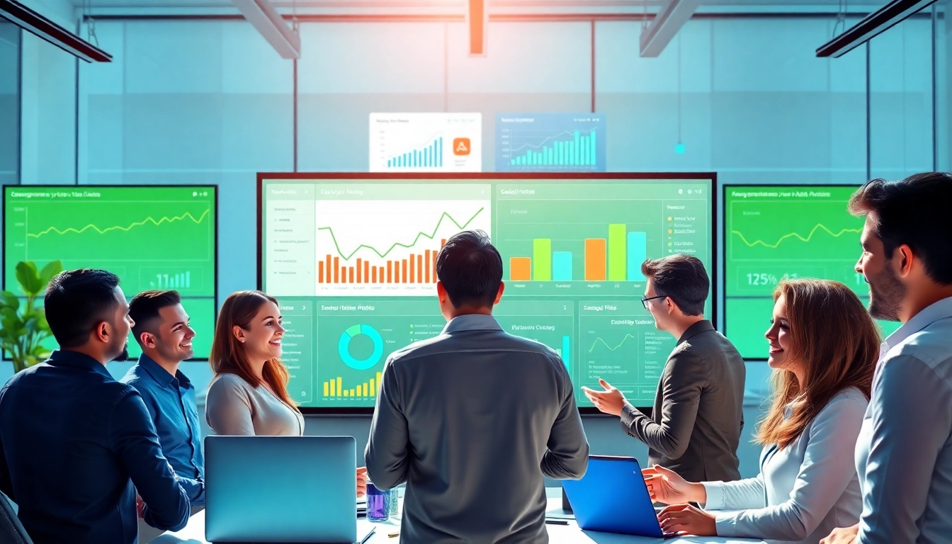 Visual representation of a professional SMM panel interface for youtube smm panel with analytics and collaboration.