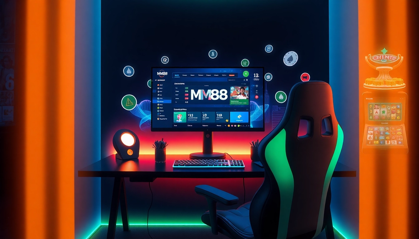 Explore MM88's dynamic online gaming platform with an exciting interface for immersive betting.