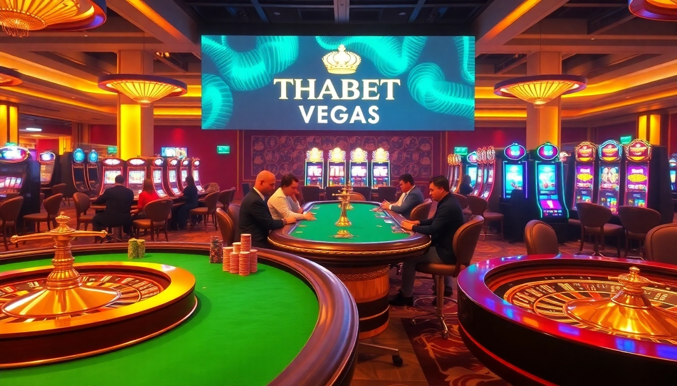 Experience thrilling gambling action at https://thabet.vegas/ with vibrant gaming tables and exciting slots.
