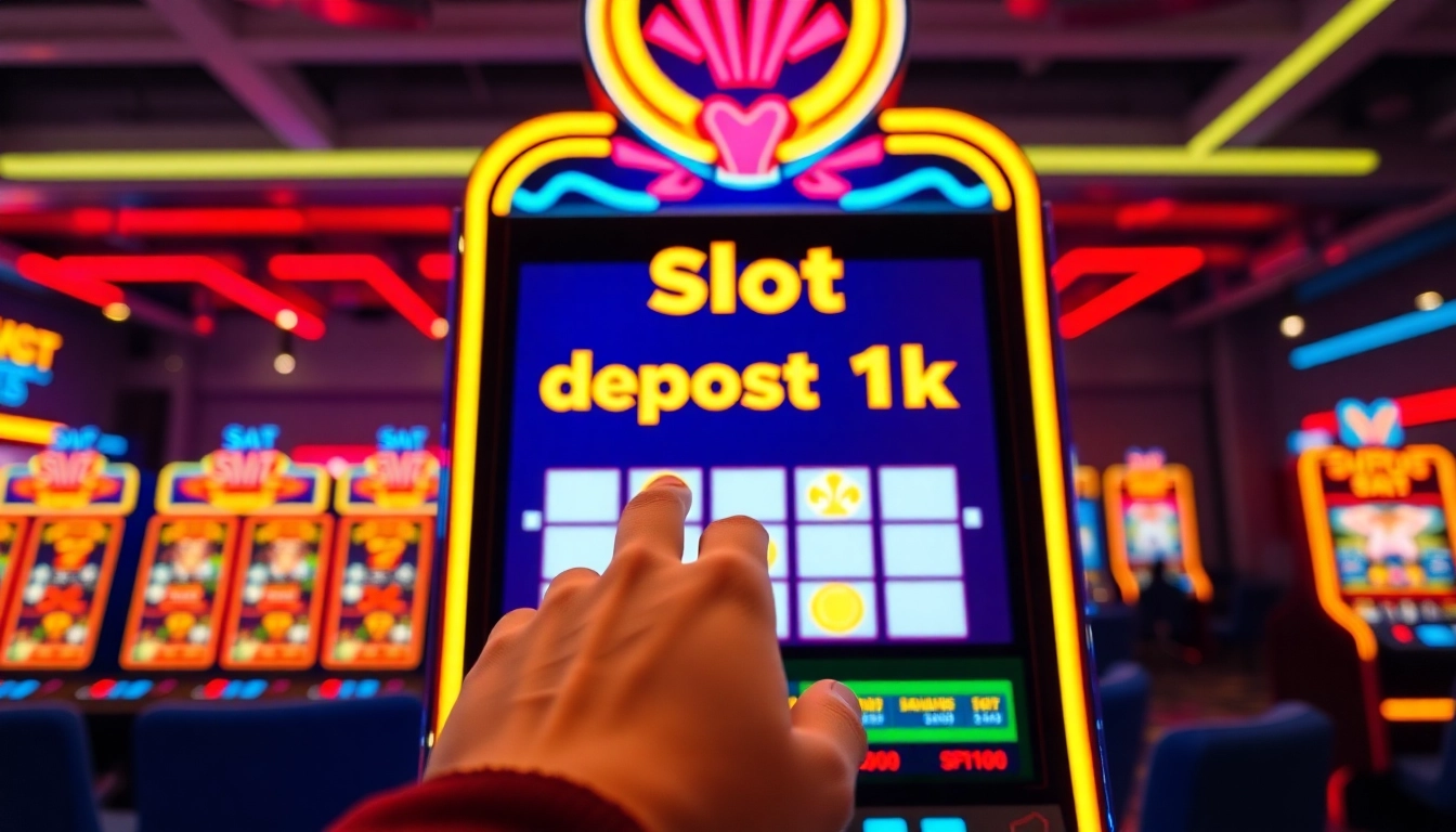Menangkan slot deposit 1k dengan permainan slot online yang mengasyikkan.