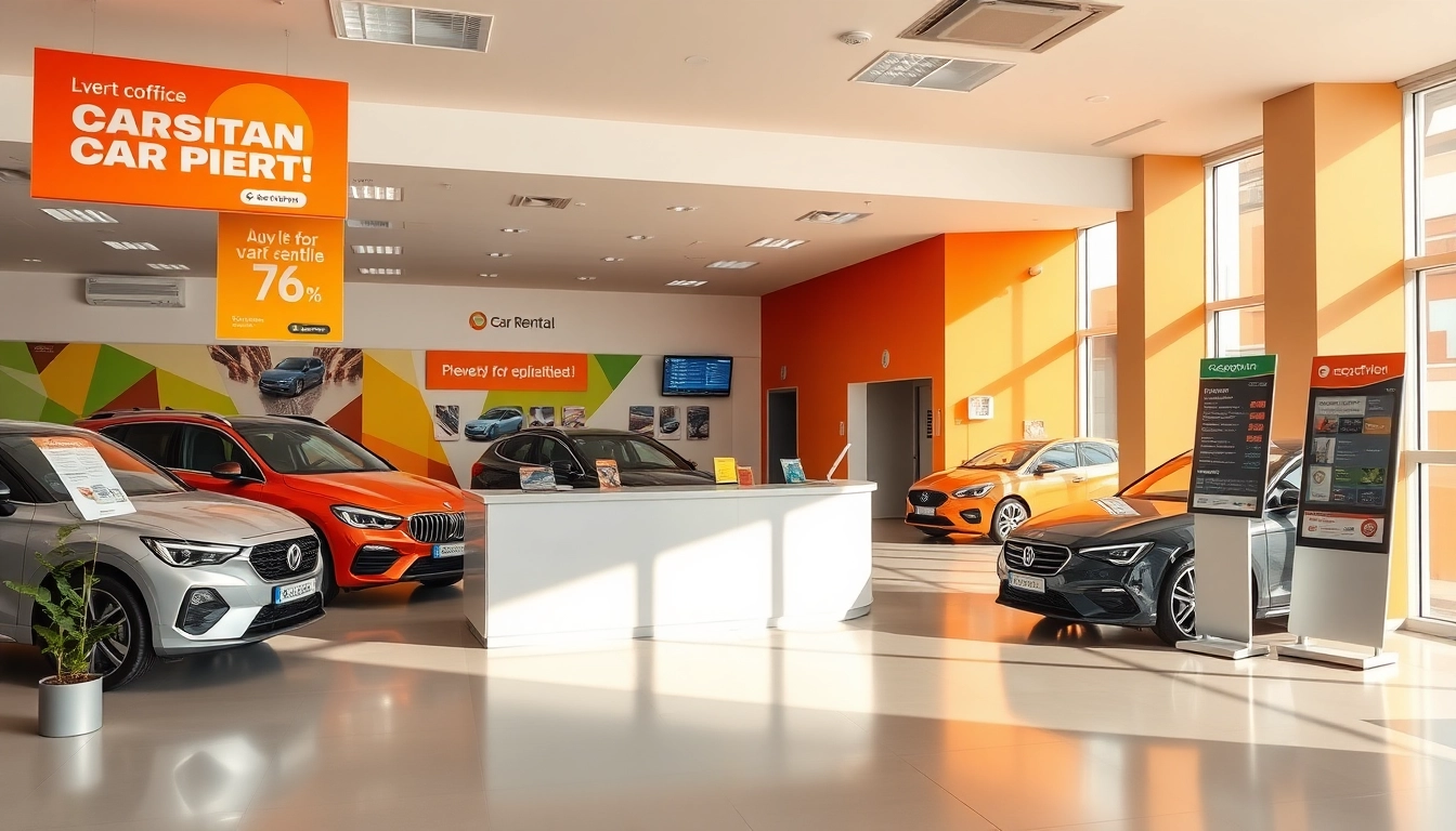 avtoprokat car rental office in Chișinău with modern design and welcoming atmosphere