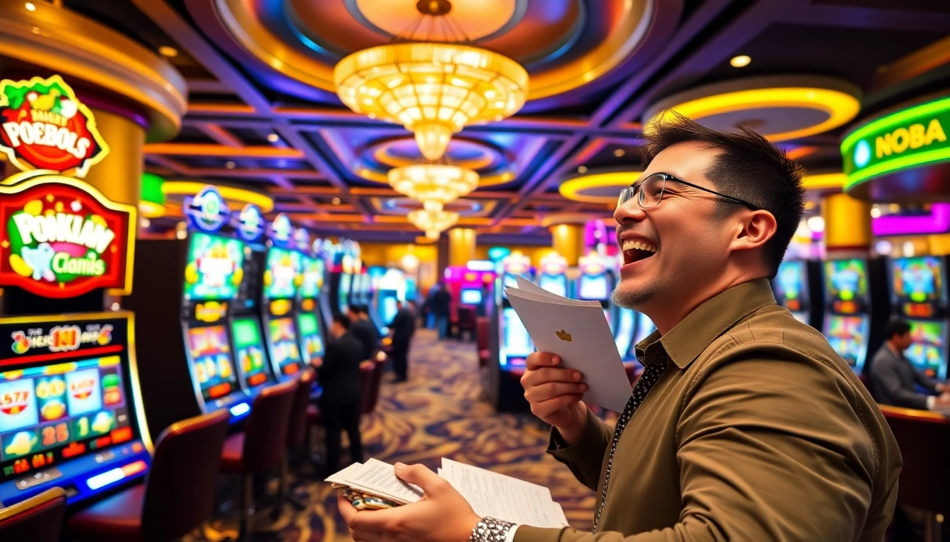 Rasakan sensasi bersama pemain slot depo pulsa yang meraih kemenangan besar di mesin slot yang penuh warna.