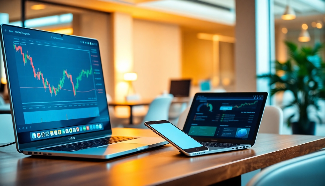 Acheter bitcoin avec un cadre de travail élégant et moderne sur un bureau.