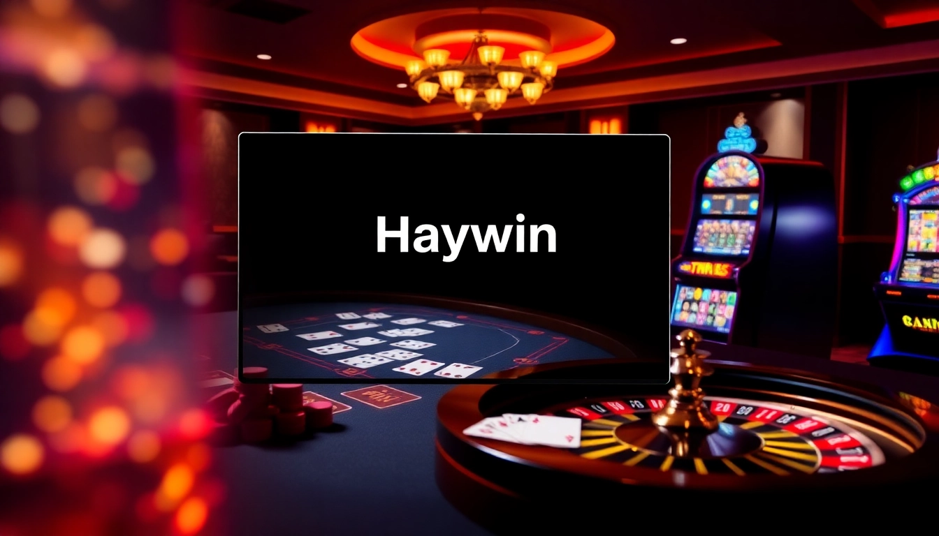 Experience the excitement of Haywin casino with vibrant poker, roulette, and slot games.