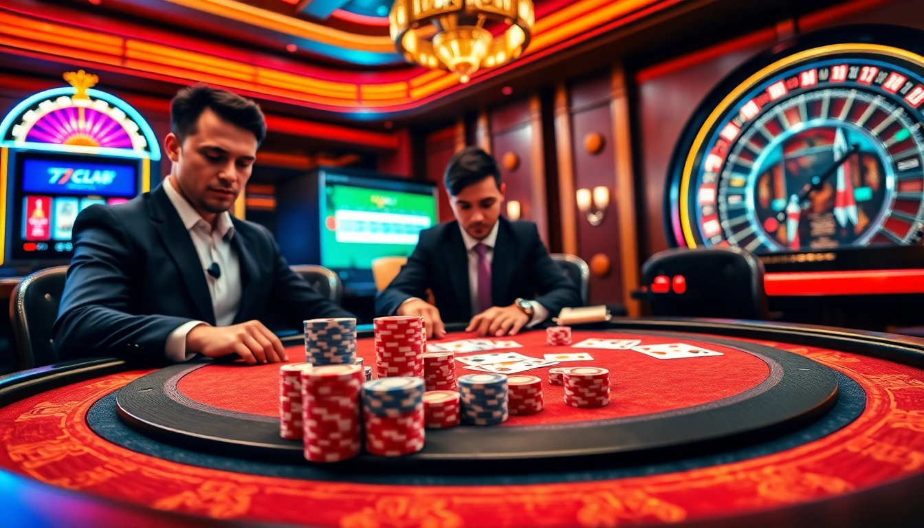 Experience thrilling gameplay at 789club with competitive poker chips and elegant cards.