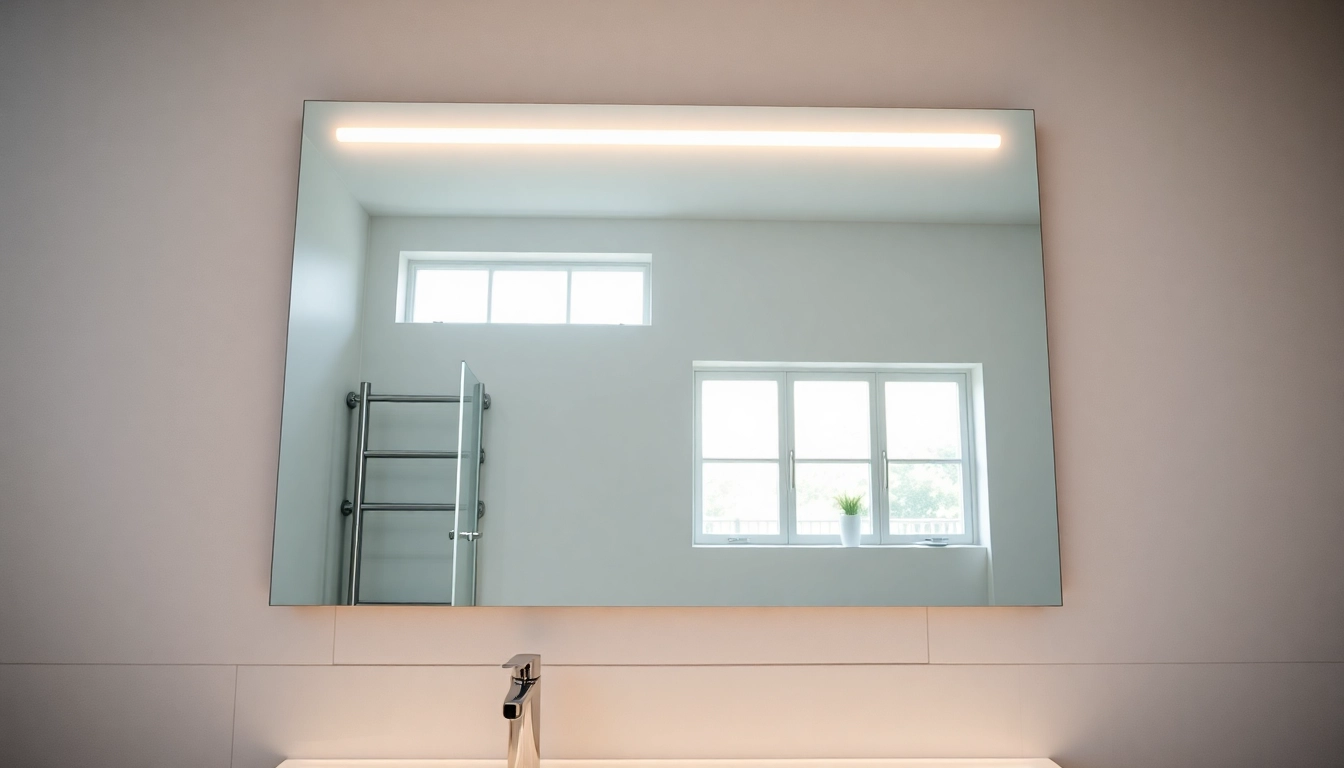 Enhance your bathroom with an elegant bathroom mirror with led light, reflecting style and sophistication.
