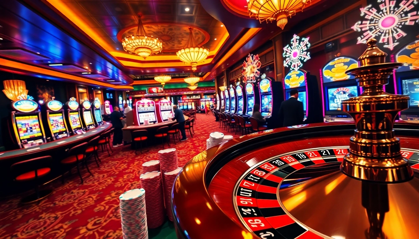 Découvrez l'excitation du casino en ligne avec des tables vibrantes et un gameplay palpitant.