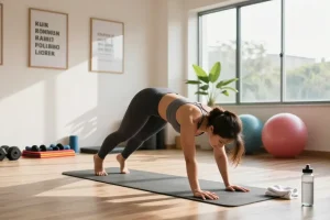 Engaging morning fitness session showcasing exercises with rokok88 login for a healthier lifestyle.