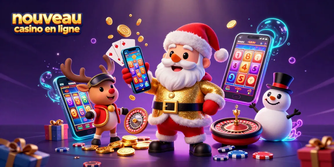 Rejoignez l'aventure dans un nouveau casino en ligne avec Santa et ses amis autour des machines à sous.