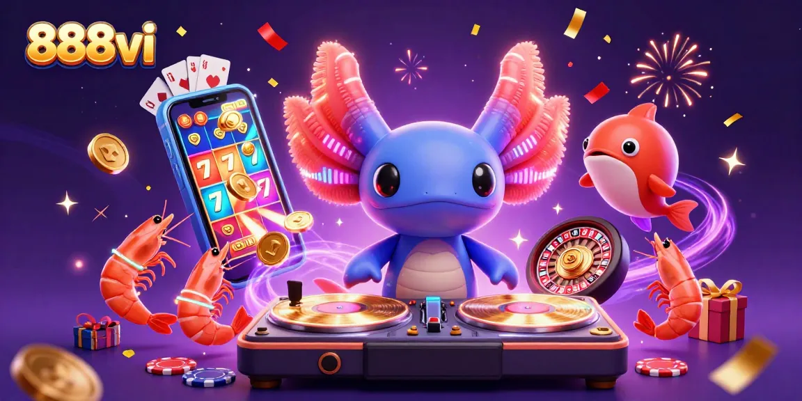 Experience vibrant gaming action with 888vi's colorful slot games and energetic casino atmosphere.