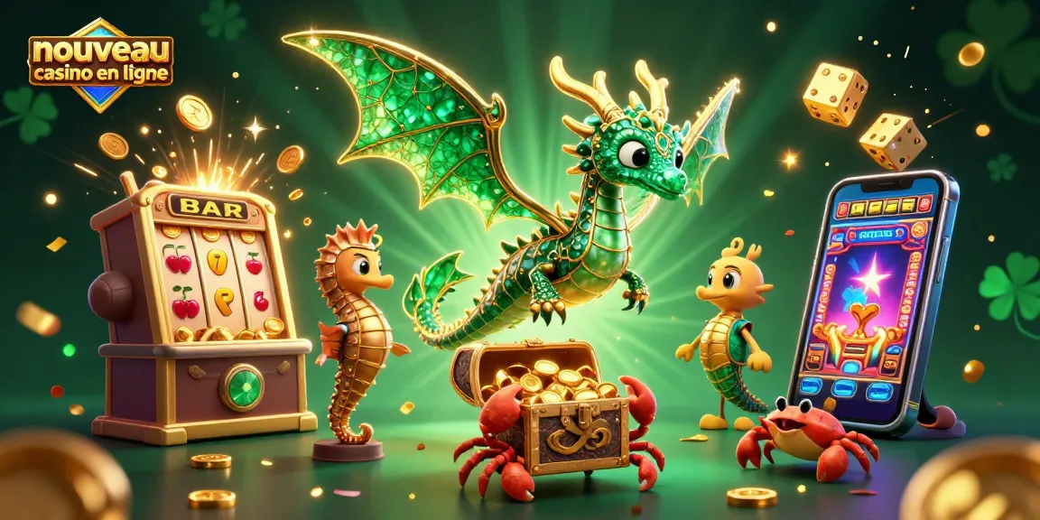 Profitez des jeux au nouveau casino en ligne avec une envolée d'éléments de jeu vibrants et captivants.